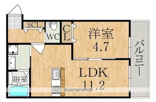 ピアシティ【2階】の間取り