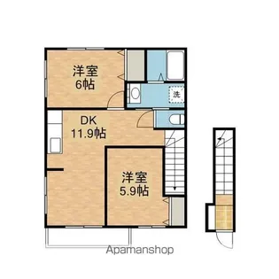 メゾン・ド・ルミエール【2階】の間取り