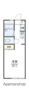 レオパレスヴェルジェ【1階】の間取り