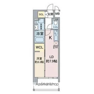 Thames garden place【8階】の間取り
