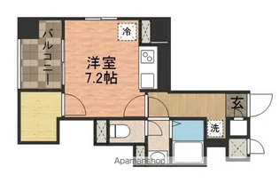 スカイグランデ市川【5階】の間取り