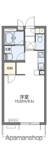 レオパレスりんぶんⅢ【101号室】の間取り