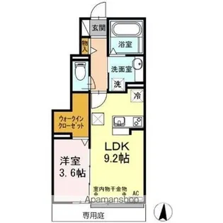 WIT 下石田【1階】の間取り