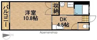 フォレスト半田【1階】の間取り