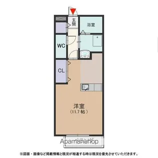 キャロット B【201号室号室】の間取り