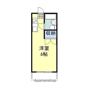 エクセリーヌ山手【202号室】の間取り
