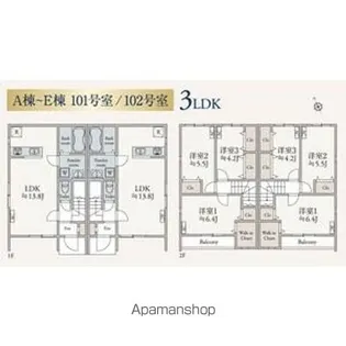 千葉県四街道市吉岡【タウンハウス】の間取り