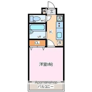 コージーコートこもれび館【6階】の間取り