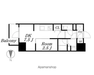 ルネフラッツ庄内通駅前【7階】の間取り