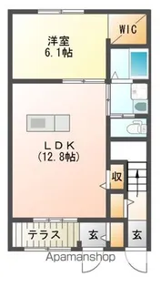 エーバント【101号室】の間取り