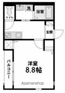 ピュアグリーン【101号室】の間取り
