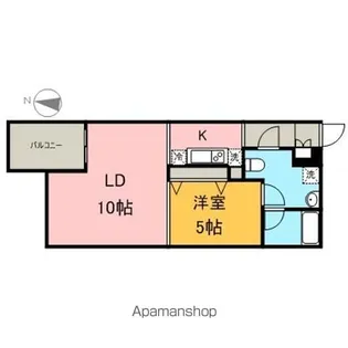 クロサスレジデンス徳川園【5階】の間取り