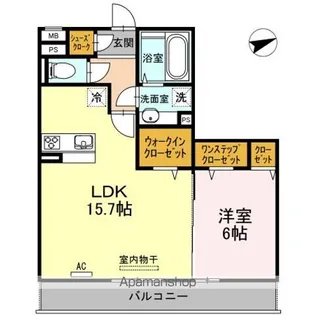 フロレゾン A棟【3階】の間取り