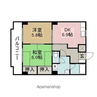 レジデンス横山【303号室】の間取り