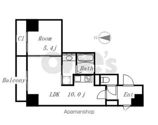 ミリオレビータ金山【4階】の間取り