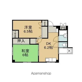 パスカル末広【3階】の間取り