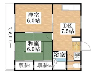 ファミール若宮【2階】の間取り