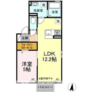 サンリジェール春日新田【2階】の間取り