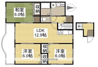 ガーデン津島Ⅱ【2階】の間取り
