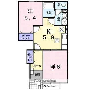 マザーヒロ【1階】の間取り