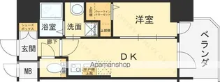 エステムコート大阪プリューム【307号室】の間取り