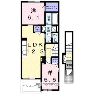 さくら【2階】の間取り