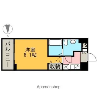 ASレジデンス上前津【9階】の間取り