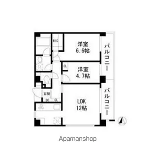 GRADITO RYOGOKU【6階】の間取り