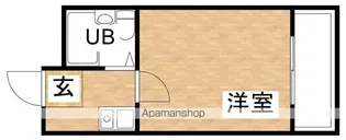 岡本ハイツ【406号室】の間取り
