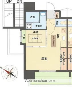 エステートモア平尾公園通り(増築)【3階】の間取り