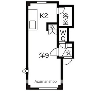 ハイアット麻生【301号室】の間取り