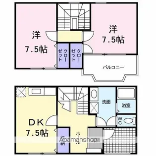 フィールドビーチ1【1階】の間取り