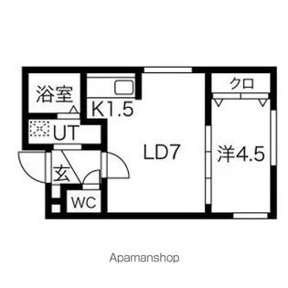 メトロ南平岸駅前【3階】の間取り