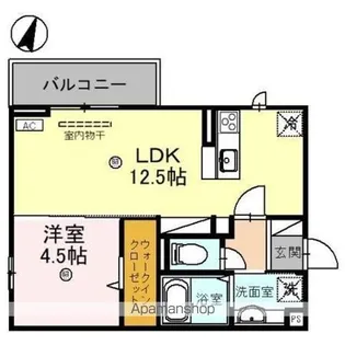 LUCE SOLARE(ルチェ ソラーレ)【2階】の間取り