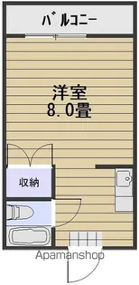 メゾン奥田南【206号室】の間取り