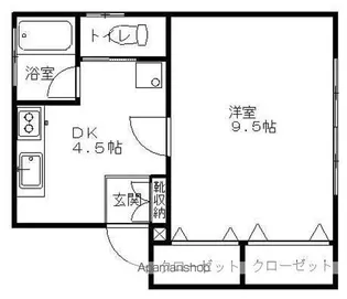メゾン・ド・エスポワール【22号室】の間取り