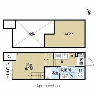 アルシア【1階】の間取り