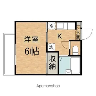 メゾンドール【2階】の間取り