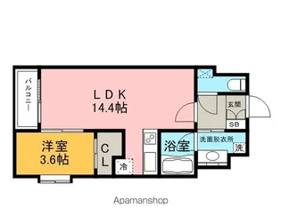 サンシティ博多【7階】の間取り