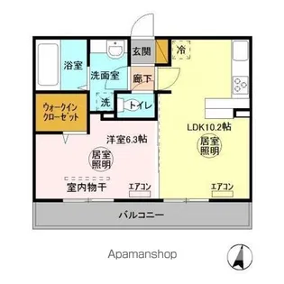 トモハルツ【2階】の間取り