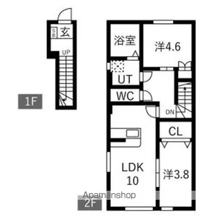 東根BASE358【203号室】の間取り