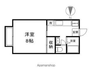 ハイツユニバース【2階】の間取り