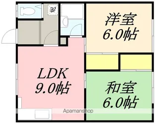 大中山マンション【2-A号室】の間取り