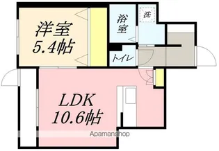 Chambertin(シャンベルタン)【302号室】の間取り