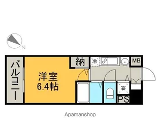 プレサンス名古屋STATIONビジュ【9階】の間取り