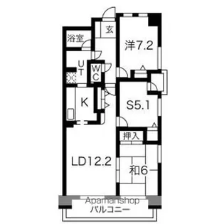 グランドール泉【5階】の間取り