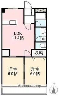 ヤマダビル【4階】の間取り