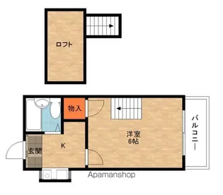 香里園第7マンション【2階】の間取り