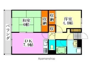 三井ファイン【2階】の間取り