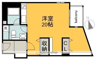 ナビオナルト【401号室】の間取り
